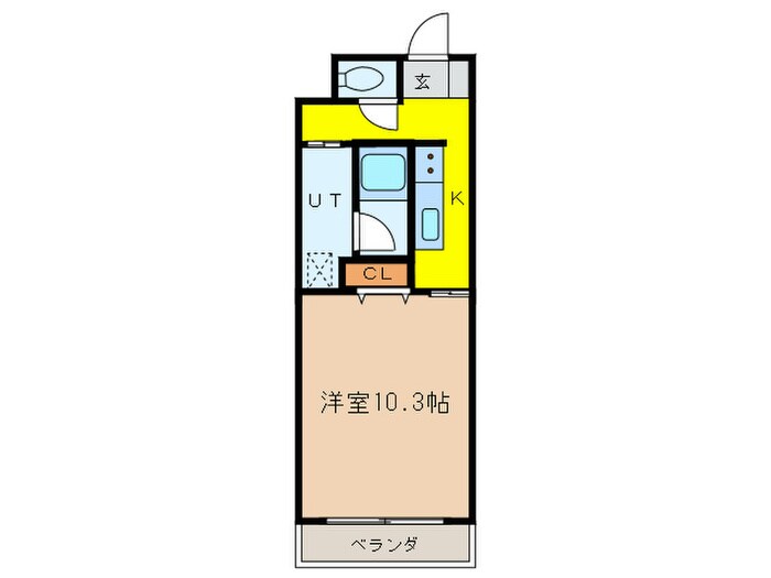 エルブ入船の物件間取画像