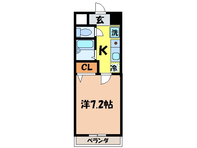 ソレイユ東海通の物件間取画像