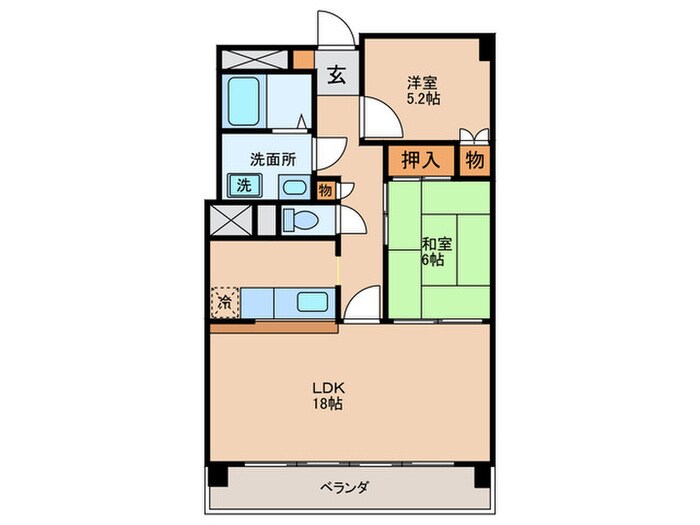 アベニュー青山の物件間取画像