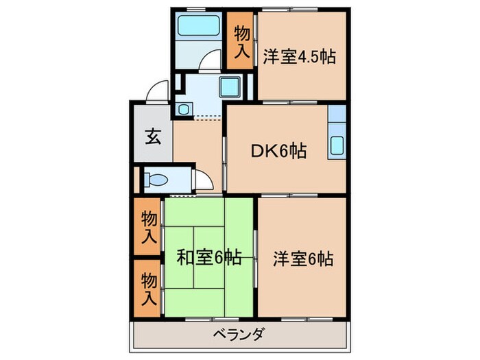 サクセスすずきの物件間取画像