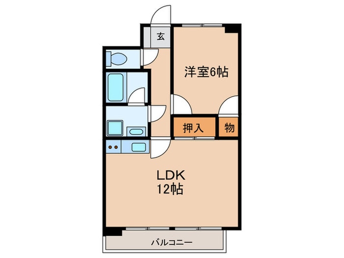 グリーンヒル岡弥の物件間取画像