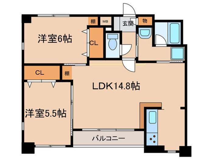 ルミエール園原の物件間取画像