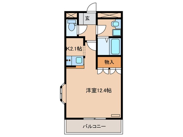 マリアージュ新美　Aの物件間取画像