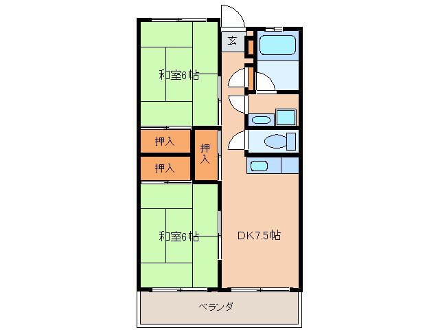 第三松本ビルの物件間取画像