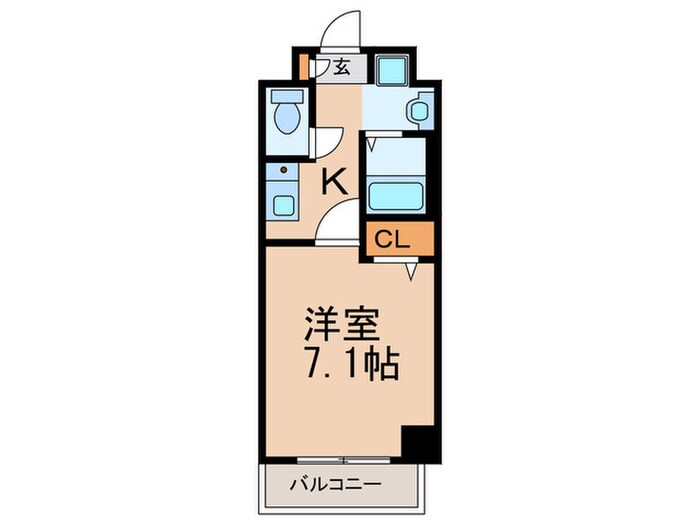 グリシーヌ名駅の物件間取画像