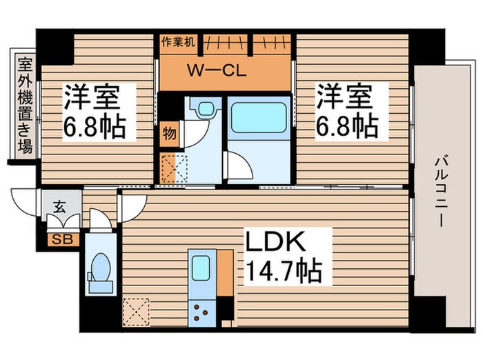 Village de Mizuhoの物件間取画像