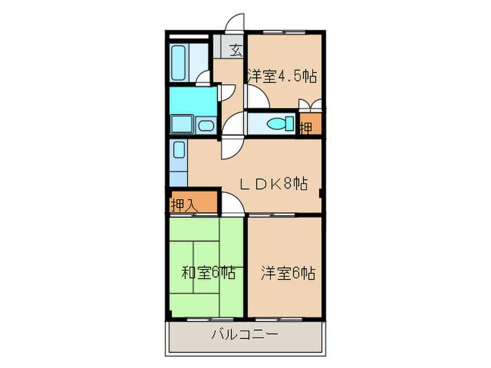 物件間取画像