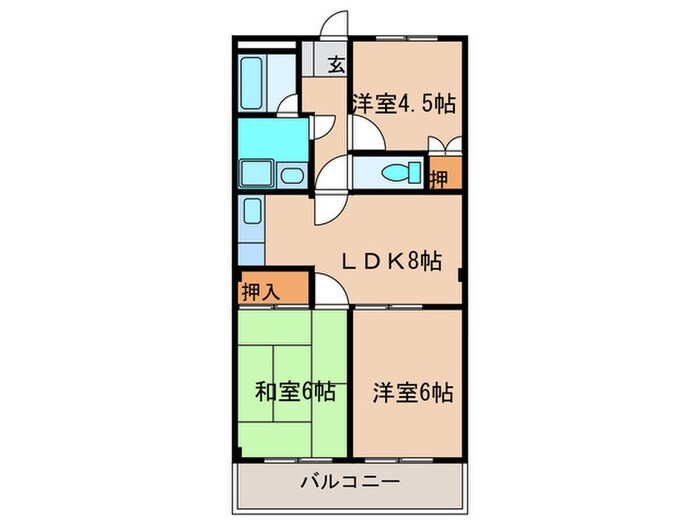 物件間取画像
