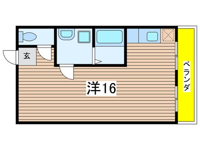 南分ビルの物件間取画像