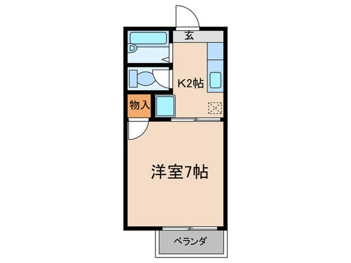 ドミ－ルいとうの物件間取画像