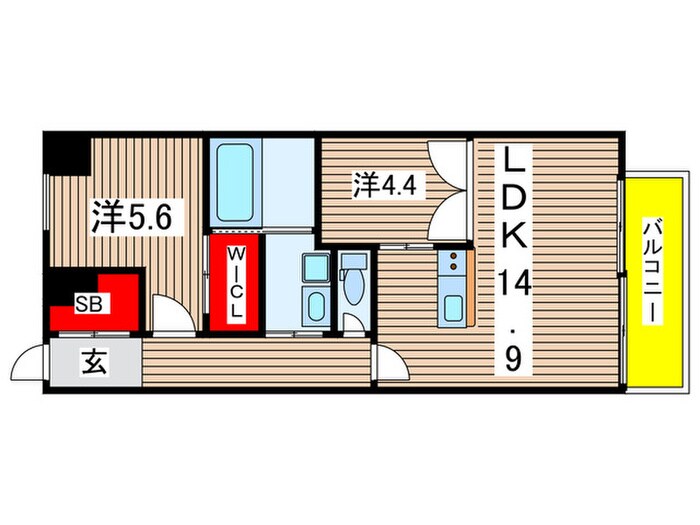 アーチレジデンス川名駅前の物件間取画像