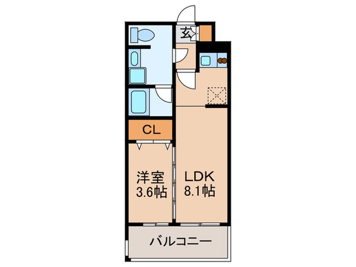 カレント茶屋が坂の物件間取画像