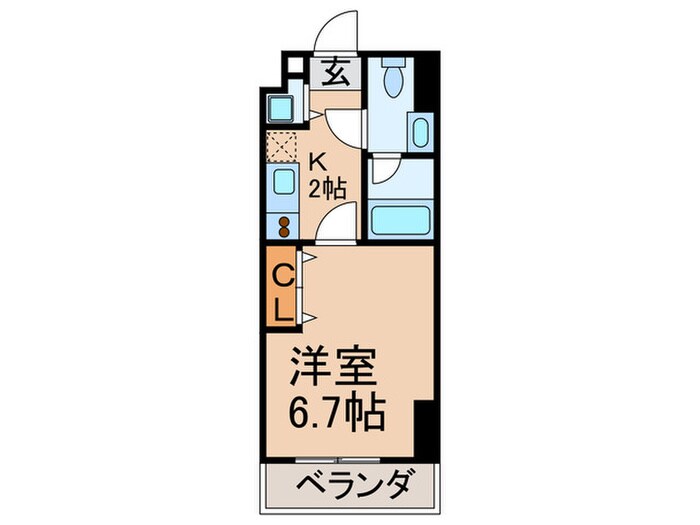 カレント今池の物件間取画像