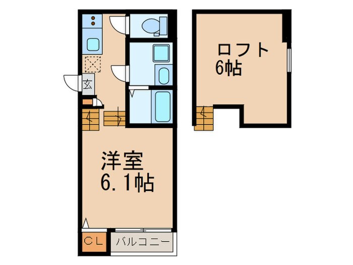 フォルクローレ名駅西の物件間取画像