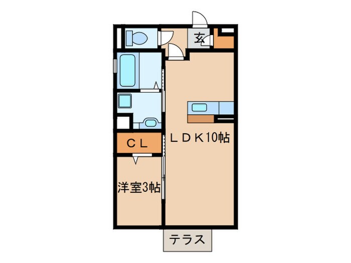 アンベリール堀の内の物件間取画像