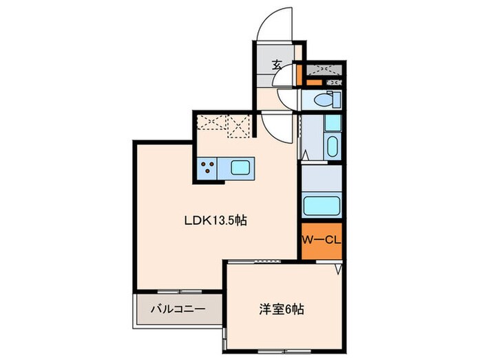 ポ－ラスタ－１１ｔｈ星ヶ丘山手の物件間取画像