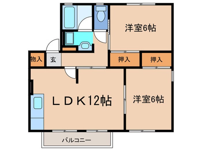 エイトファーム知立　Ｂ棟の物件間取画像