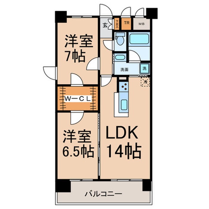 ファミール熱田の物件間取画像