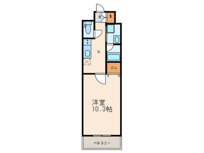 グランルクレ新栄ウエストの物件間取画像