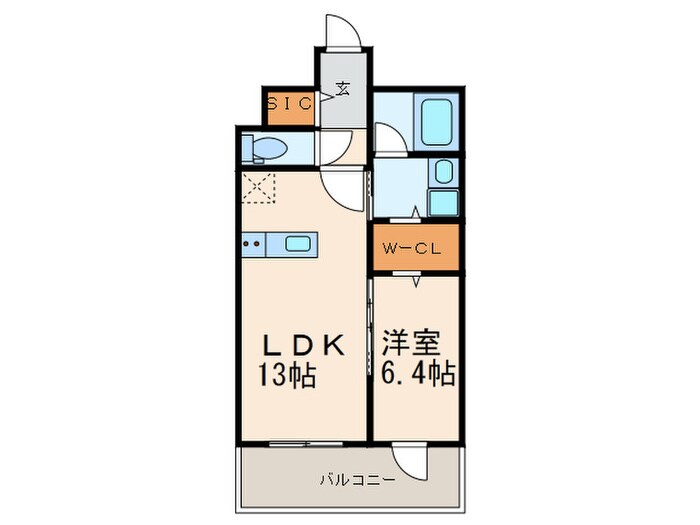 グランルクレ新栄ウエストの物件間取画像