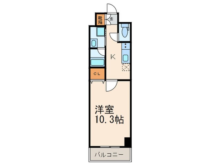 グランルクレ新栄ウエストの物件間取画像