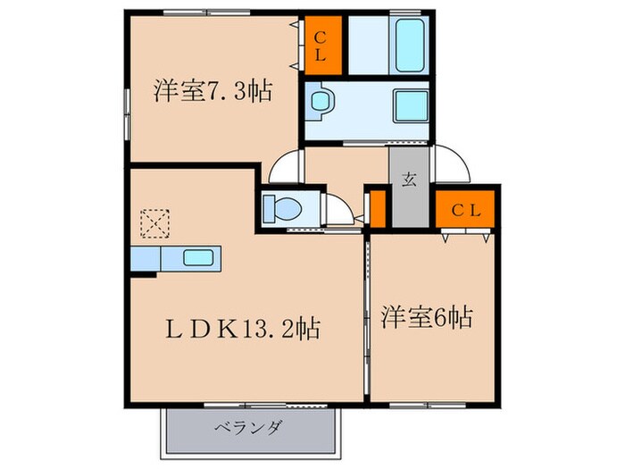 物件間取画像