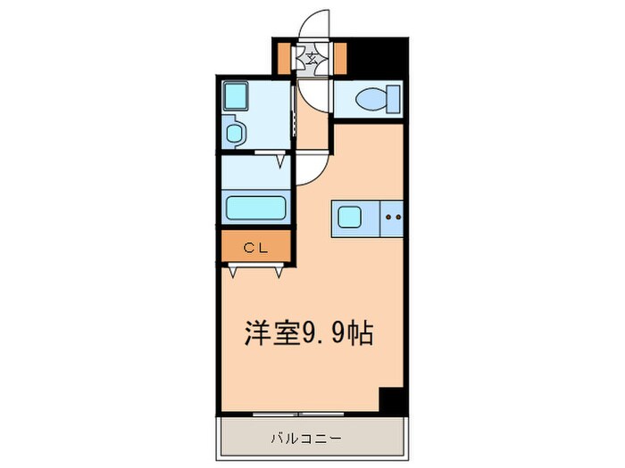 ﾌﾟﾚｻﾝｽ上前津ﾘﾗｸｼｱ（203）の物件間取画像