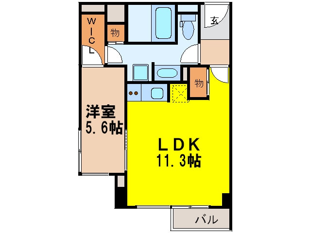 ミュプレ矢場町の物件間取画像