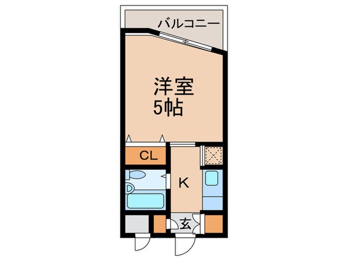 ジョイフル亀島の物件間取画像