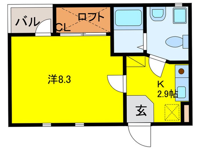 ノヴェル千代田の物件間取画像