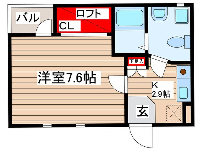 ノヴェル千代田の物件間取画像