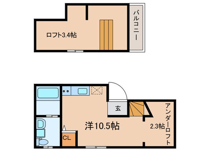 Fleuve Aの物件間取画像