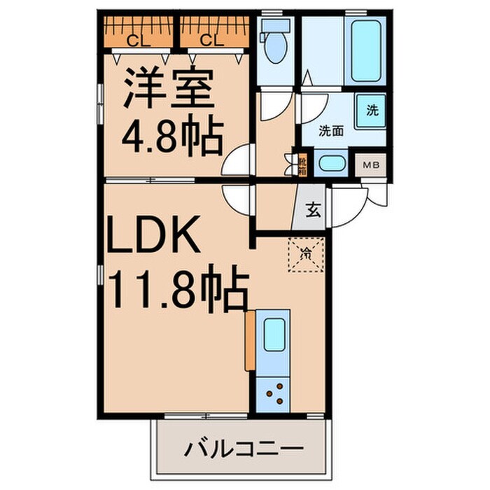 グランレーヴ浄心の物件間取画像