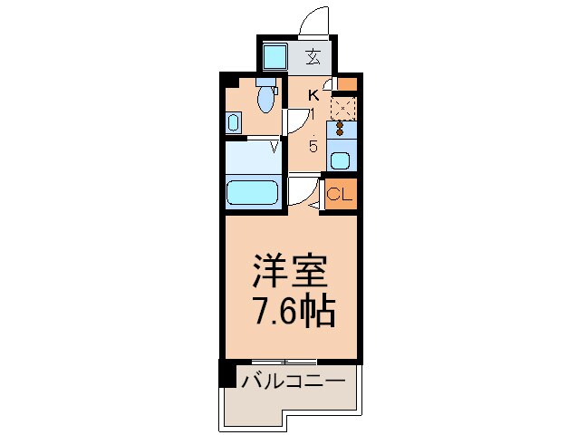 エコロジ－鶴舞レジデンスの物件間取画像