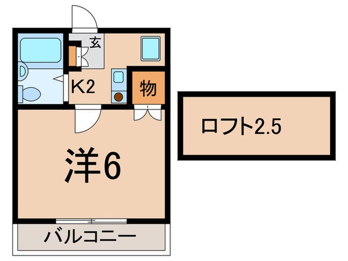 エクセル八田の物件間取画像