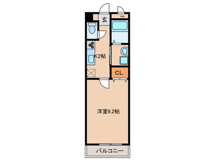 ｱﾝﾌﾟﾙ-ﾙﾘ-ﾌﾞﾙＫ・Ｙﾋﾙｽﾞの物件間取画像