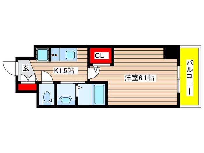 ｴｽﾃﾑｺｰﾄ名古屋新栄Ⅲｸﾞﾛｰﾘｨの物件間取画像