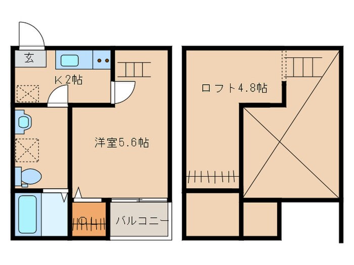 アルクス守山の物件間取画像