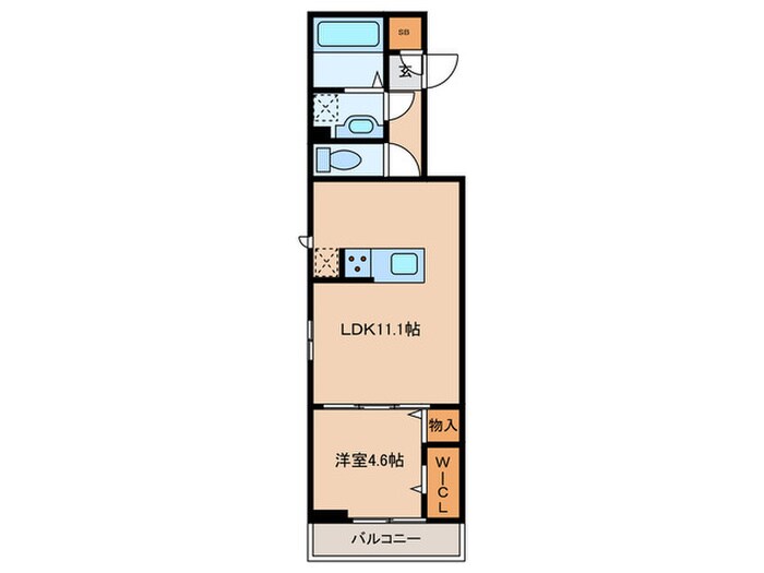 スリーエイト　キミの物件間取画像