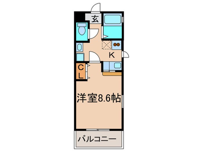 ＫⅡ－ＯＫＡＳＡＮ　Ｂ．参番館の物件間取画像