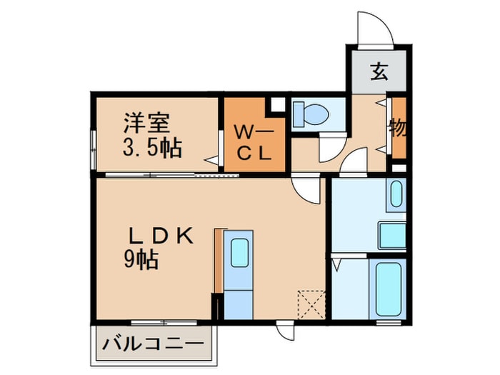 リヴェールの物件間取画像