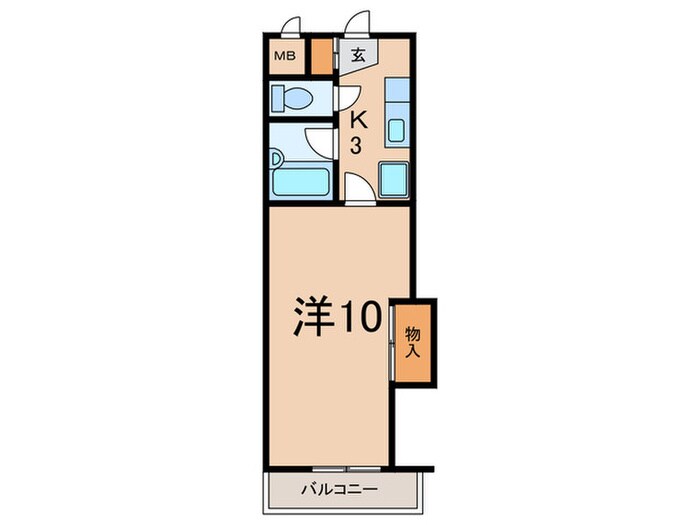 第２アイオ－キャッスルの物件間取画像