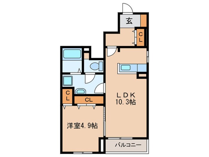 モンテローザの物件間取画像