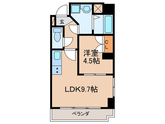 グランメールモリタⅡの物件間取画像