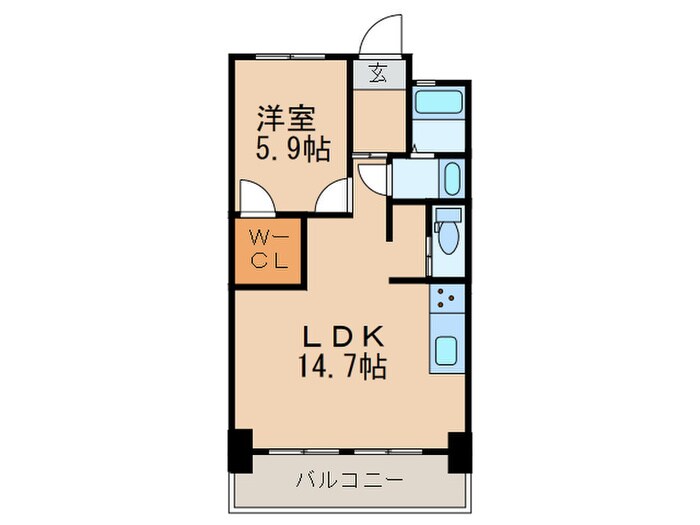 マンション中村の物件間取画像