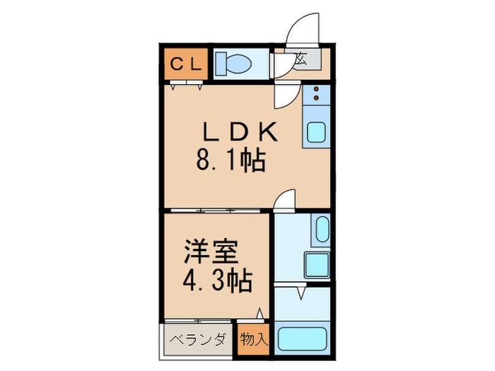 物件間取画像
