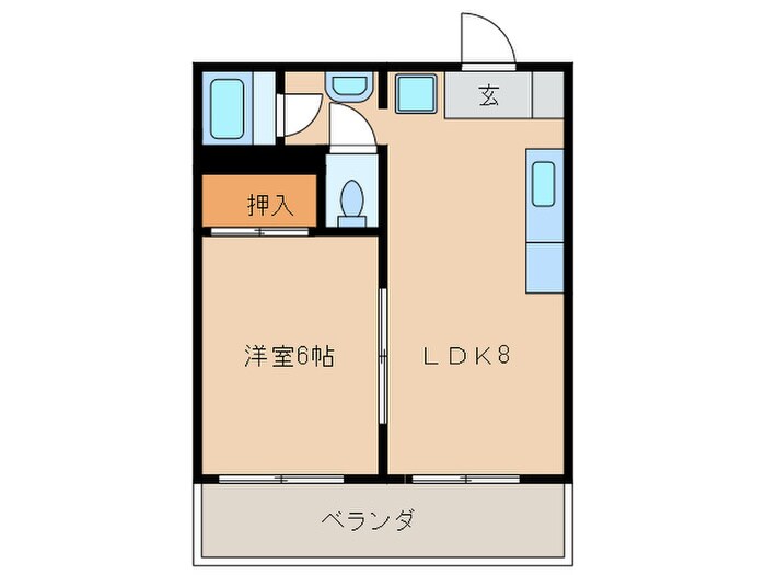 千種ハイツの物件間取画像