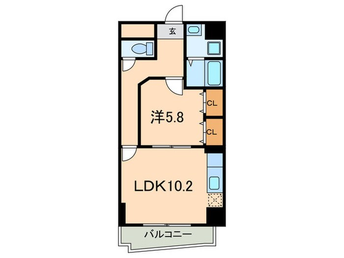 プラシ－ドＹｓの物件間取画像