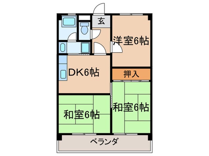 物件間取画像