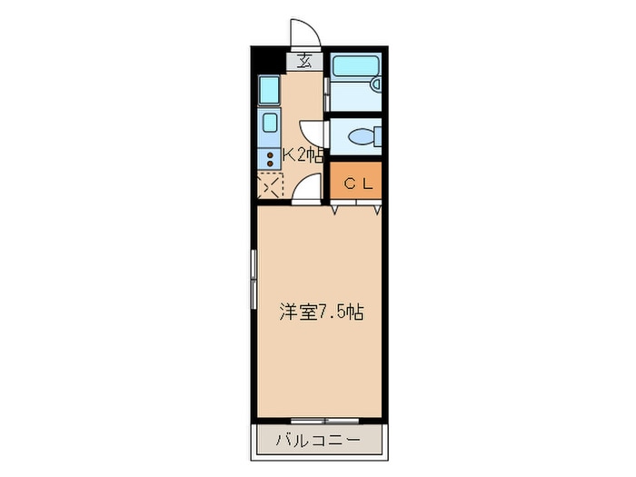 アンプルールリーブルＮＯＤＡの物件間取画像